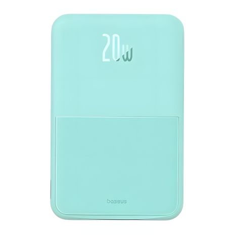 Baseus MagPro Magnetic Bracket Беспроводное Быстрое Зарядное Устройство 5000mAh 20W Синий P10064101333-00