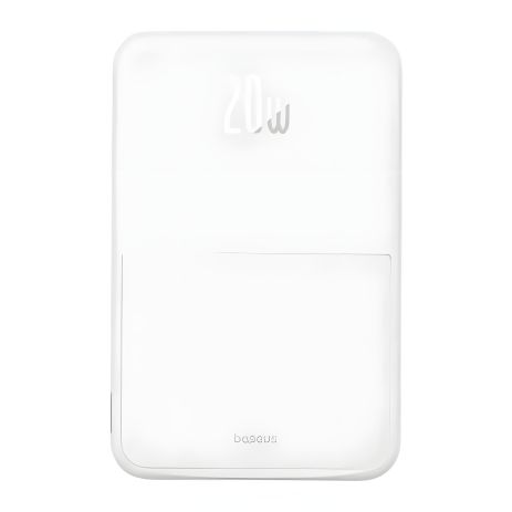 УМБ Baseus MagPro Wireless Magnetic Bracket Fast-Charging 5000mAh 20W White P10064101223-00 УМБ Baseus MagPro Wireless Magnetic Bracket Fast-Charging 5000mAh 20W White P10064101223-00