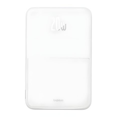 Baseus MagPro Magnetic Bracket Беспроводное Быстрое Зарядное Устройство 5000mAh 20W Белый P10064101223-00
