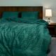 Постельное белье Евро MakSon Elegant Emerald, страйп-сатин, 100% хлопок (017-1200220С)