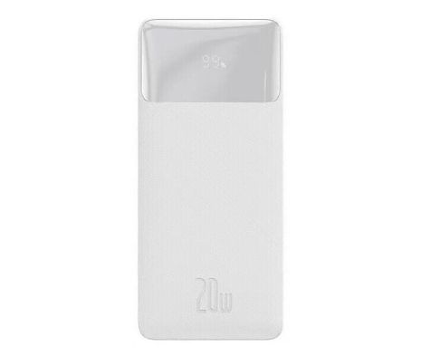 Повербанк Baseus Bipow Digital Display Power Bank 20000mAh 20W Overseas Edition White PPBD050302