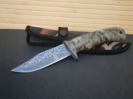 Охотничий нож Wolf Н-430ВМ с чехлом длиной 23 см