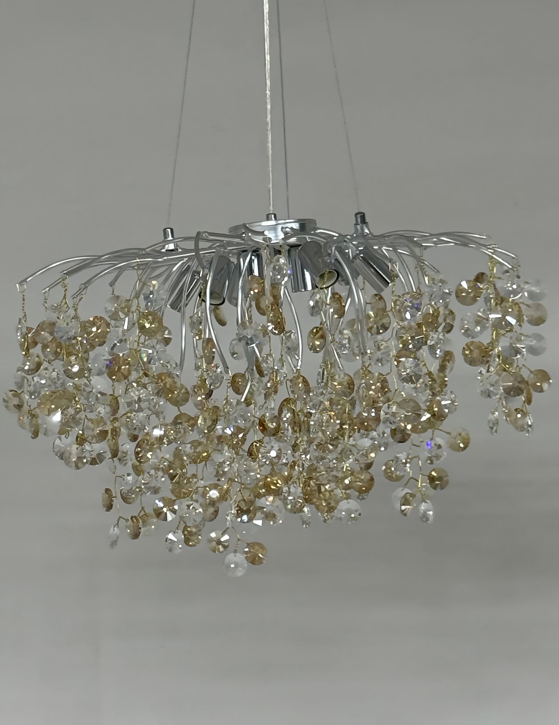 Подвесная хрустальная люстра Sirius WM-7015/800 хром Подвесная хрустальная люстра Sirius WM-7015/800 хром