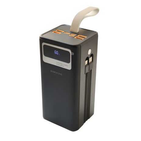 Borofone DBT35B Полностью Совместимый Повербанк 50000mAh 22.5W+20W /4xUSB, Type-C, micro, Lightning/ черный Borofone DBT35B Полностью Совместимый Повербанк 50000mAh 22.5W+20W /4xUSB, Type-C, micro, Lightning/ черный