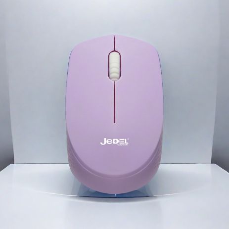 Бездротова миша Jedel W690, 2.4 Ghz, 800-1600 DPI, 2хАА фіолетова