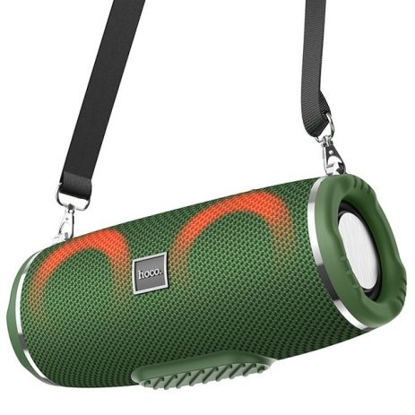 Акустика HOCO HC12 Sports BT Speaker IPX4 | BT5.0, USB / AUX / TF / FM, 2h | green Акустика HOCO HC12 Sports BT Speaker IPX4 | BT5.0, USB / AUX / TF / FM, 2h | green