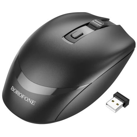 Wireless Мышь Borofone BG7 2.4G optical Черный