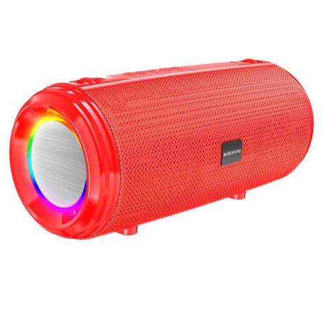 Бездротова колонка Borofone BR13, IPX5, AUX, USB, TF, BT5.0, 10W, 1200mAh, 4h, Червоний