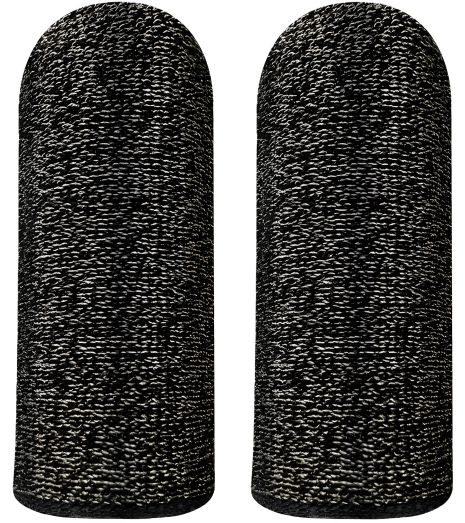 Тактильні насадки Hoco GM4 Phantom Finger Cots Чорно-Сталеві