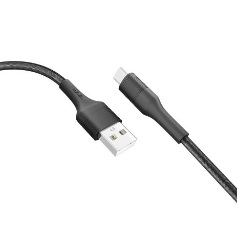 Кабель USB Ridea RC-M122 Fila Type-C, 3A, 60W, 1м, Чорний