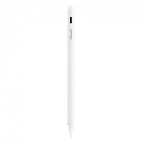 Стилус Usams US-ZB223 Tilt-sensitive Active Touch Capacitive for iPad White