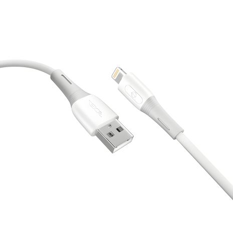 Ridea RC-M133 USB Spring Кабель, 12W, 1m, Lightning, Білий Ridea RC-M133 USB Spring Кабель, 12W, 1m, Lightning, Білий