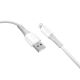 Ridea RC-M133 USB Spring Кабель, 12W, 1m, Lightning, Білий