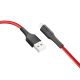 Кабель USB Ridea RC-M132 Fila, 12W, 1m, Lightning, Червоно-Чорний