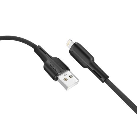 Кабель USB Ridea RC-M131 Prima, 12W, 1m, Lightning, Чорний