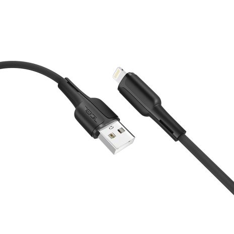 Кабель USB Ridea RC-M131 Prima, 12W, 1m, Lightning, Чорний
