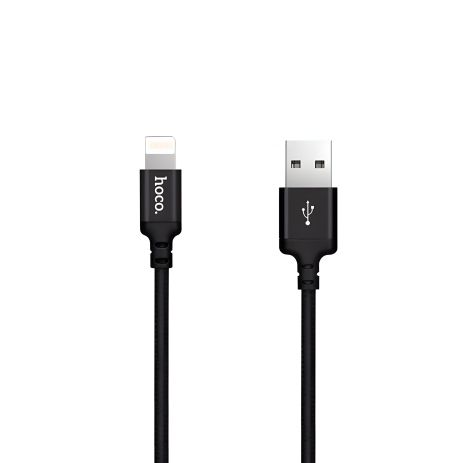 Кабель USB Hoco X14 Times Speed Lightning Black 1m