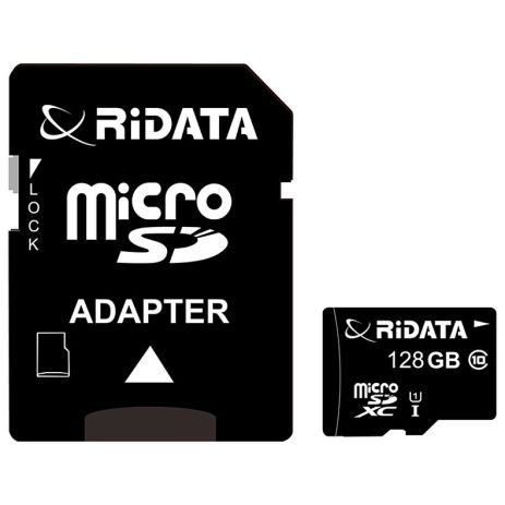 Карта пам'яті RiDATA microSDXC 128GB Class 10 UHS-I+ SD адаптер