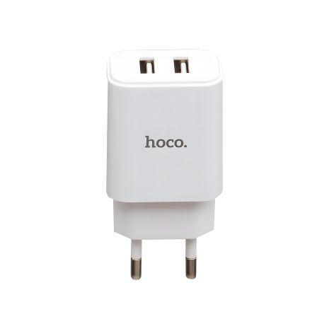 Зарядное устройство Hoco C62A Micro 2USB 2.1A белое