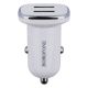 Автомобільне ЗУ Borofone BZ12 2.4A 2 USB White