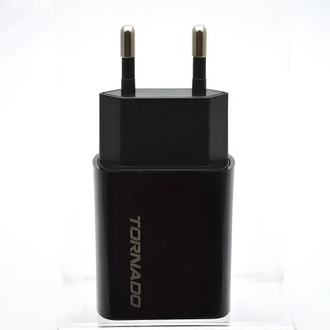 2in1 зарядний пристрій Tornado TD-14 1USB Type-C Black