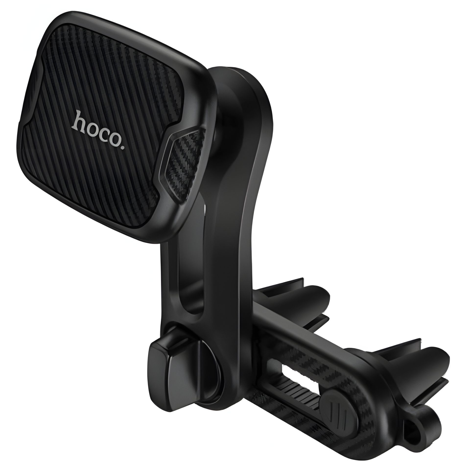 Автодержатель Hoco CA68 Sagittarius series double air Outlet magnetic чёрный Автодержатель Hoco CA68 Sagittarius series double air Outlet magnetic чёрный