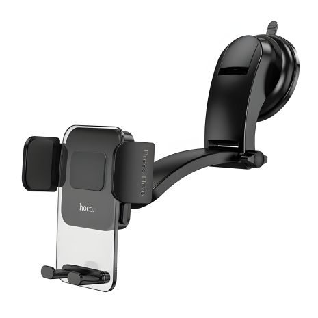 Автотримач Hoco CA118 Delicate press type center console чорний Автотримач Hoco CA118 Delicate press type center console чорний