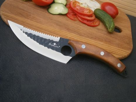 Ніж кухонний, кухарський Шеф Sonmelony К-02 фултанг 27 см