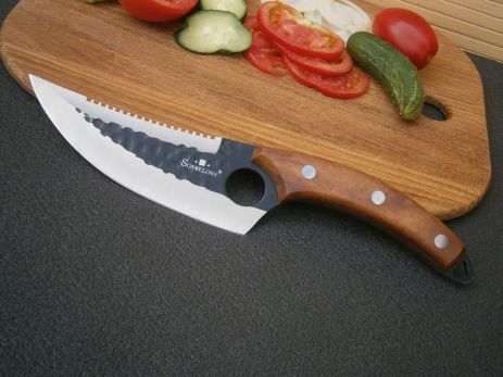 Ніж кухонний кухарський Шеф Sonmelony К-02 фултанг 27 см