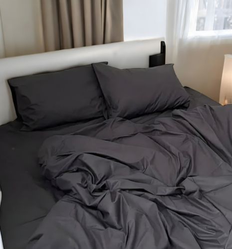 Семейный комплект постельного белья MakSon Графит, бязь GOLD LUX, 100% хлопок (026-2145210Б)