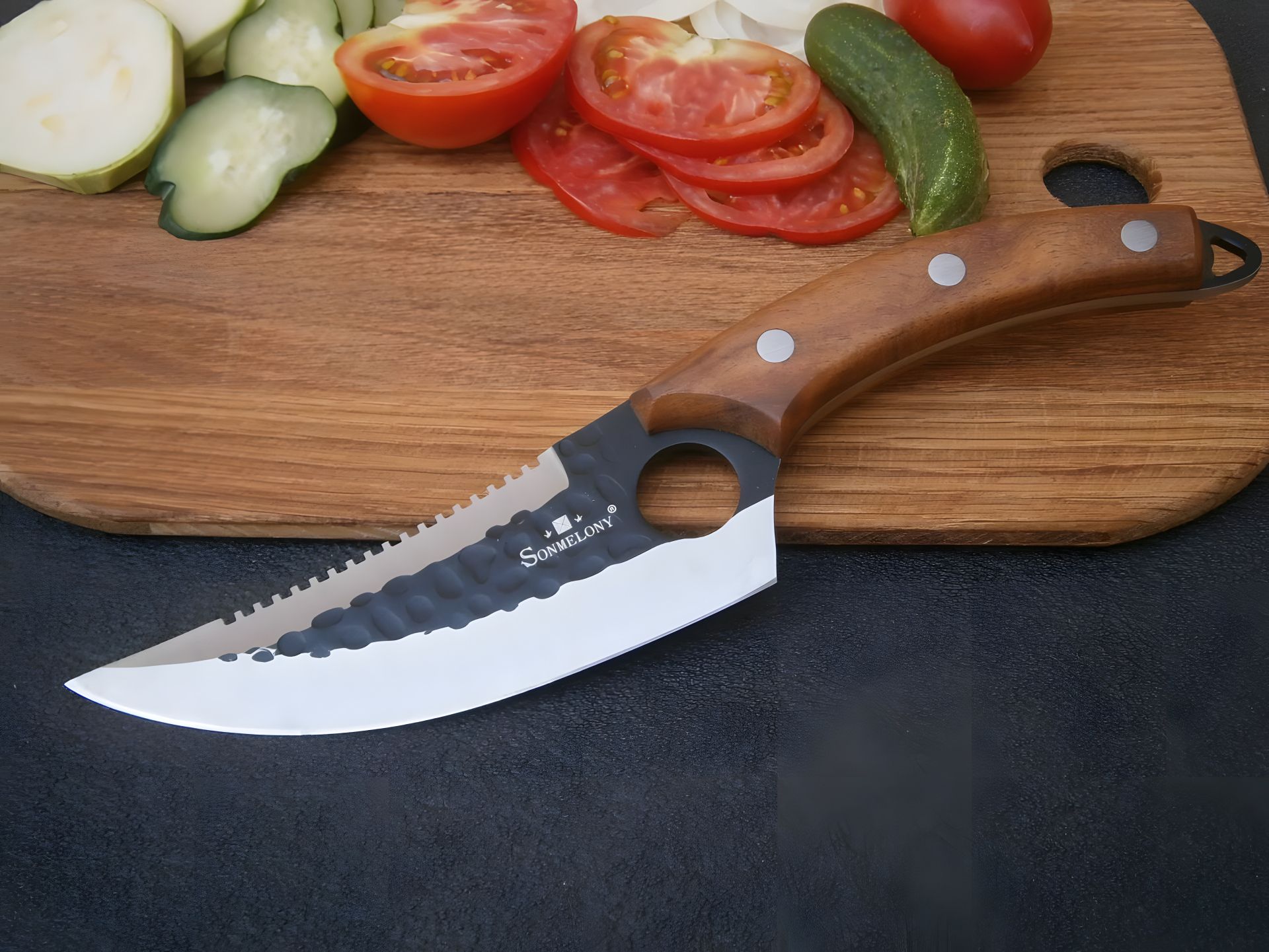 Шеф-нож Sonmelony Chef К-02ВМ 27 см фултанг Шеф-нож Sonmelony Chef К-02ВМ 27 см фултанг