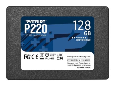 SSD Patriot P220 128GB 2.5" 7mm SATAIII