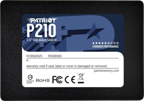 SSD Patriot P210 128GB 2.5" 7mm SATAIII 3D QLC