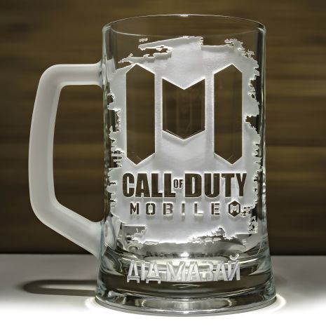 Пивний келих Call of Duty Mobile - подарунок для геймера Пивний келих Call of Duty Mobile - подарунок для геймера