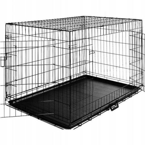 Клетка для собак разборная металлическая 63x44x50