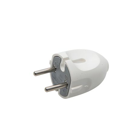 Вилка сетевая 10А/250V без заземления VIROK 09V003 Вилка сетевая 10А/250V без заземления VIROK 09V003