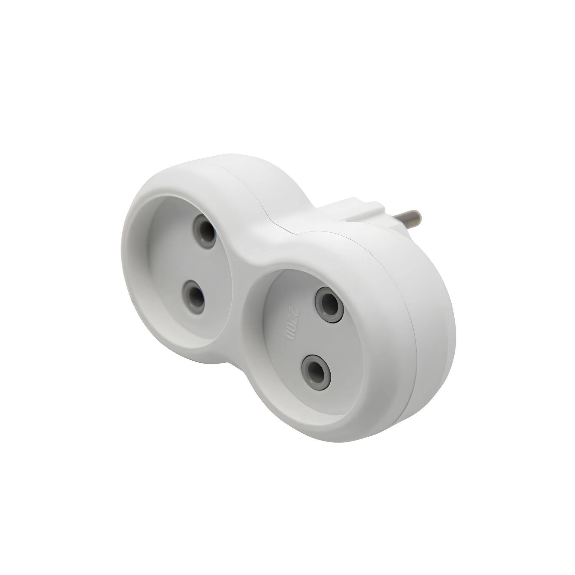 Адаптер-разветвитель сетевой 16А/250V без заземления VIROK 09V015 Адаптер-разветвитель сетевой 16А/250V без заземления VIROK 09V015