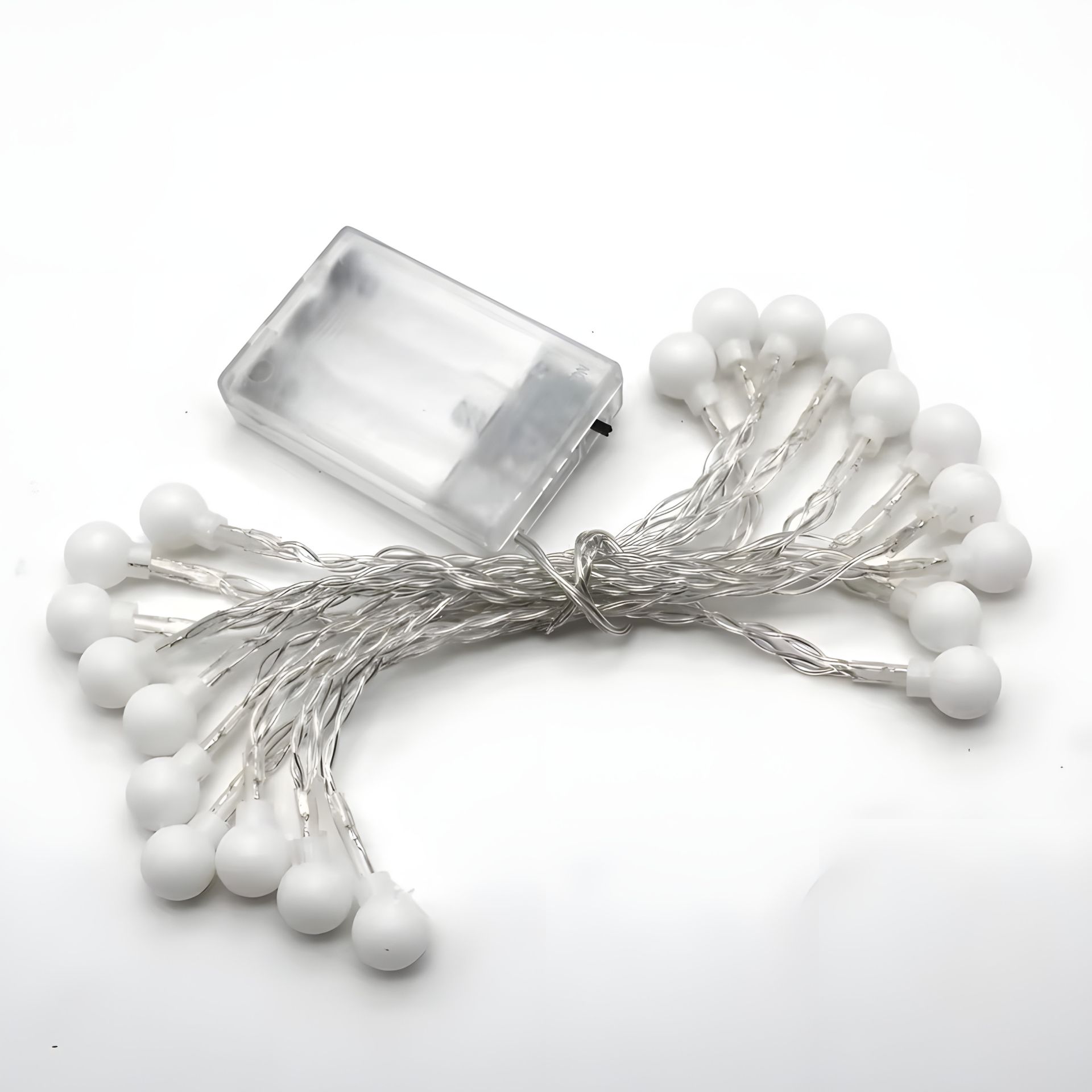 Світлодіодна гірлянда кулі 6м 40 діодів тепле світло, на 3 AA батарейки (не входять в комплект) Світлодіодна гірлянда кулі 6м 40 діодів тепле світло, на 3 AA батарейки (не входять в комплект)