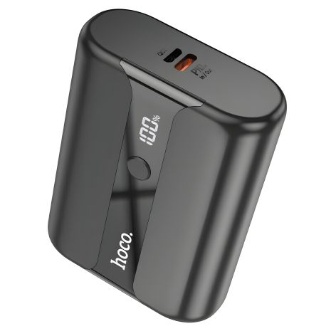 Черный повербанк HOCO Q3 Pro 22.5W+PD20W, совместимый с разными устройствами (10000mAh)