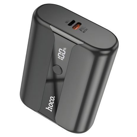Черный повербанк HOCO Q3 Pro 22.5W+PD20W, совместимый с разными устройствами (10000mAh)