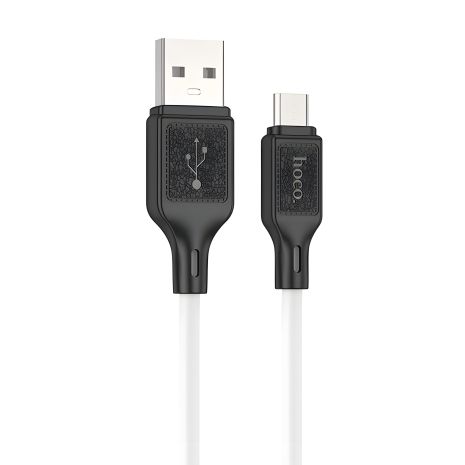 Кабель HOCO X90 USB - MicroUSB, 2.4А, 1М, білий