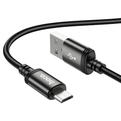 USB Кабель HOCO X89 USB - MicroUSB чорний USB Кабель HOCO X89 USB - MicroUSB чорний