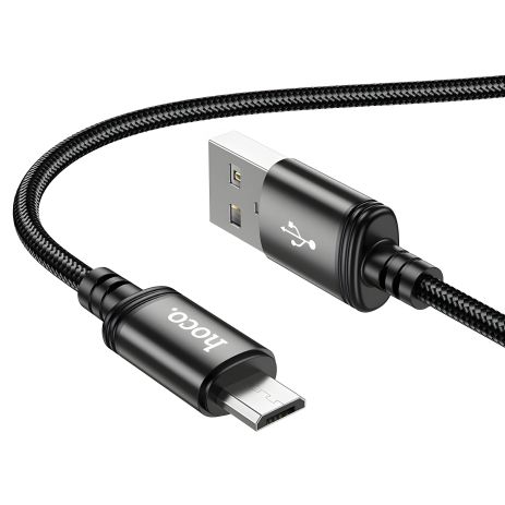 USB Кабель HOCO X89 USB - MicroUSB чорний USB Кабель HOCO X89 USB - MicroUSB чорний