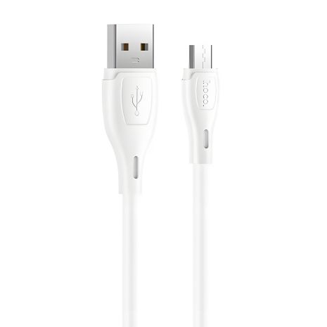 Кабель USB HOCO X61 USB - MicroUSB (1М) білий Кабель USB HOCO X61 USB - MicroUSB (1М) білий