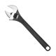 Разводной ключ, 380 мм, Cr-V, черный, фосфатированный INTERTOOL XT-0065