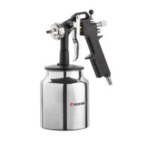 Краскопульт пневматический HP, форсунка: 1,5 мм, нижний металлический бачок: 1000 мл, 5 бар INTERTOOL PT-0211