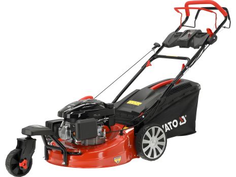 Бензиновая газонокосилка с приводом 3,5 кВт, ширина резки 53 см, травосборник 62 л, Yato YT-85545