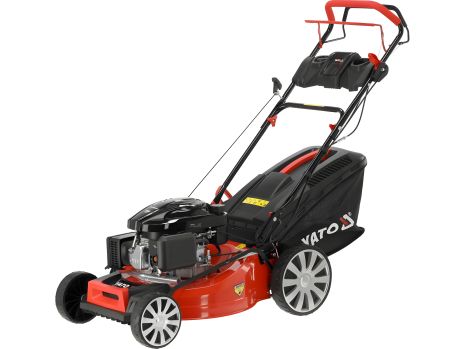 Бензинова газонокосарка з приводом: 3,5 кВт, ширина різання: Ø = 53 см, травозбірник - 62л Yato YT-85532