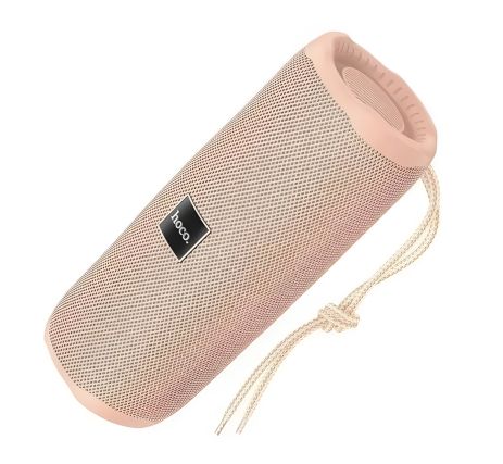 Бездротова колонка Hoco HC16, IPX4, BT5.3, AUX, FM, USB, TF, 5Wx2, 1200mAh, 3h, рожева Бездротова колонка Hoco HC16, IPX4, BT5.3, AUX, FM, USB, TF, 5Wx2, 1200mAh, 3h, рожева