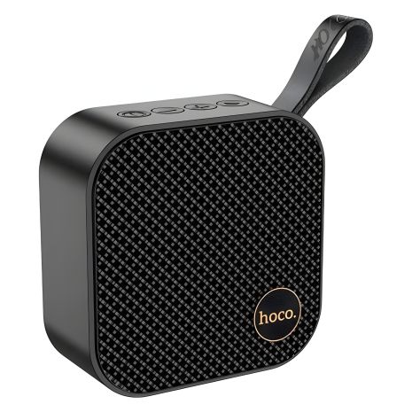 Бездротова колонка Hoco HC22, BT5.2, AUX, TF, USB, FM, 4h, чорна Бездротова колонка Hoco HC22, BT5.2, AUX, TF, USB, FM, 4h, чорна